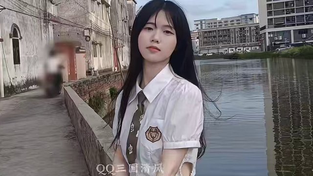 QQ三国美女玩家，群雄逐鹿蓝儿猫。#女玩家 #QQ三国 #游戏女玩家