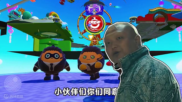 六大主播来拜新年？重修蛋神庙，大家许下了新年愿望！ #辉哥游戏解说 #蛋仔派对 #蛋仔小剧场 #蛋仔