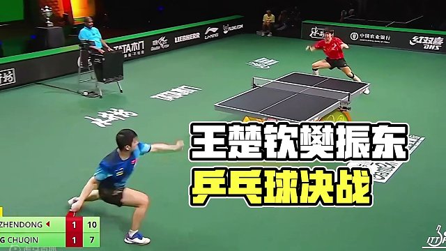 大小王再次上演神仙球对决 频频打出场外 #王楚钦 #樊振东 #国乒 #乒乓球