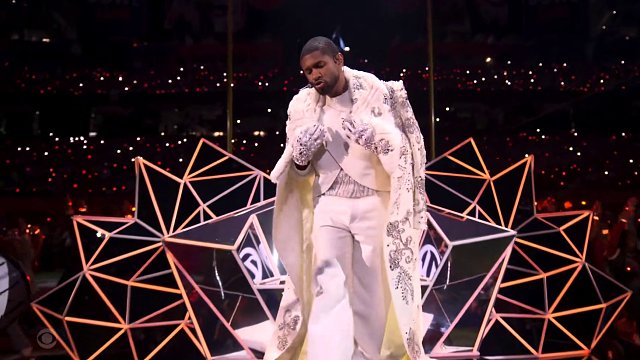 【第58届超级碗中场秀完整版】Usher亚瑟小子带来精彩表演 1届中场秀，30年的沉淀！艾丽西亚-凯