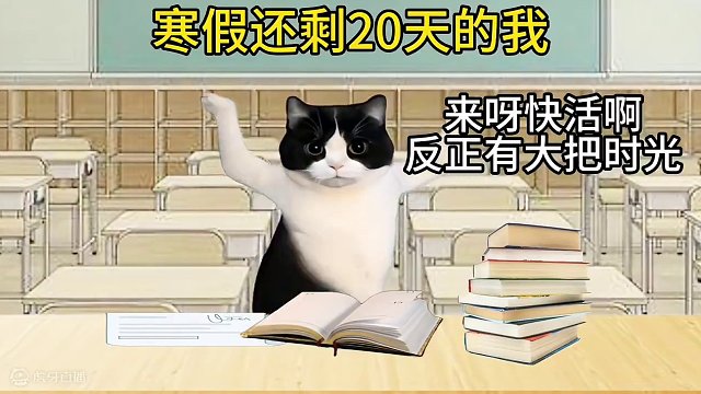 寒假不同时期我对待作业的态度#cheems小剧场 #cheems #寒假