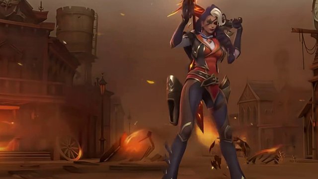 联盟手游西部魔影莎弥拉皮肤特效预览抢先看！#lolm #lol手游华彩迎春