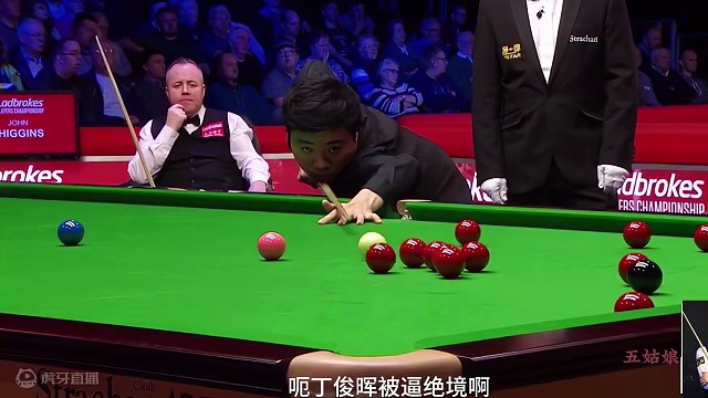 4：4决胜局来了！丁俊晖回击4连鞭逆天改命！巫师暴怒沦为背景 #斯诺克 #台球 #弧线球