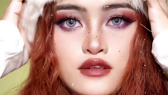 暴雪将温暖天气即将来临，各位小宝贝们要主要出行保暖哦~ #冻伤妆 #妆前妆后 #美妆