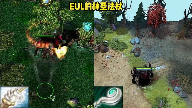 DOTA1、2装备图标和音效对比（2） #DOTA2 #dota #怀旧 #白日梦dota2