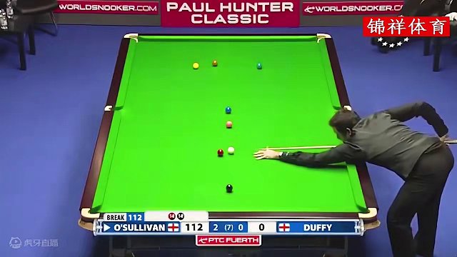 火箭难度最大的一杆147，4库绕台校黑强行K球，台下大妈激动万分 #斯诺克 #台球 #奥沙利文 #桌