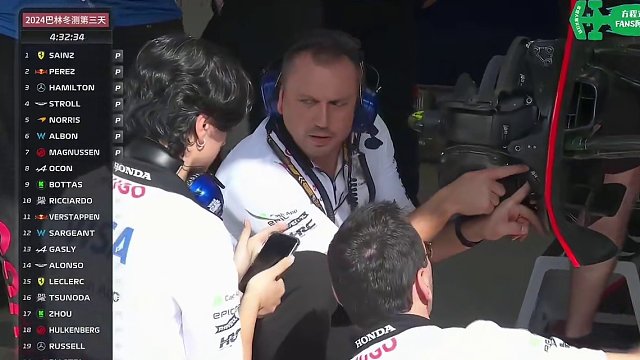 看个乐呵得了!2024F1巴林冬测第三天，周冠宇第三完赛？-2 #F1 #f1赛车 #方程式赛车 #