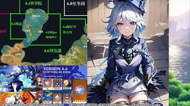 4.6测试服消息！新地图新周本，两套圣遗物！4位纳塔角色曝光