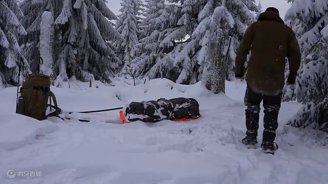 第5集 | 深雪独自露营 烹饪 制作鸟类投喂器 #荒野生存 #雪地露营 #解压 #助眠