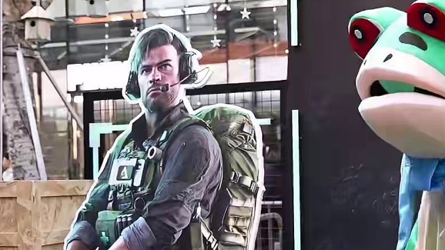 赤赤打游戏疯狂carry，我直呼好牛！#陈赫空降三角洲行动试玩会