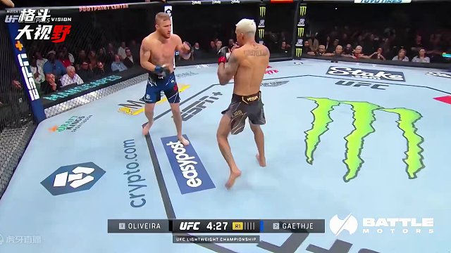 盖奇VS奥利维拉，遇到站立输出怪物，拉哥首回合以柔克刚！#奥利维拉 #盖奇 #MMA #巴西柔术 #