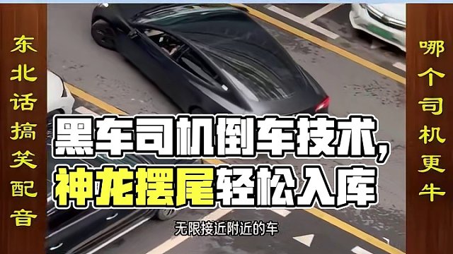 东北话搞笑配音，白车司机和黑车司机，谁的技术好 #搞笑配音