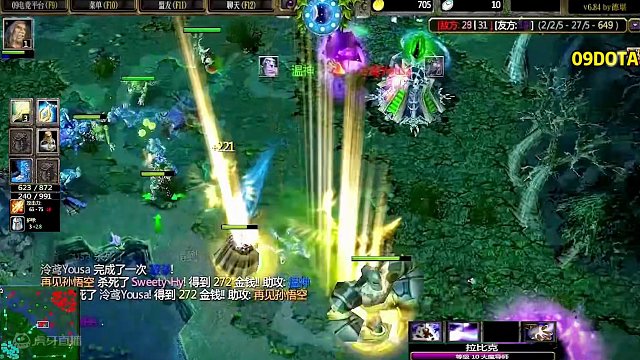 DOTA：09《高分拉比克》2/3 酒神中单遇上高分黑店 中单一度1V2甚至1V3！#dota #0