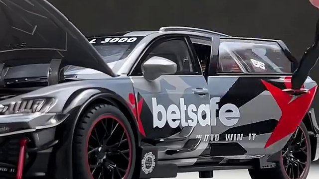 奥迪RS6赛道版DTM震撼来袭！这才是真正的改装车 #汽车模型 #奥迪RS6 #合金车模