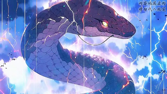 《雷霆蛇妖》重生成黑妖蛇的我竟被困在雷阵之中！#漫画 #漫画解说 #二次元
