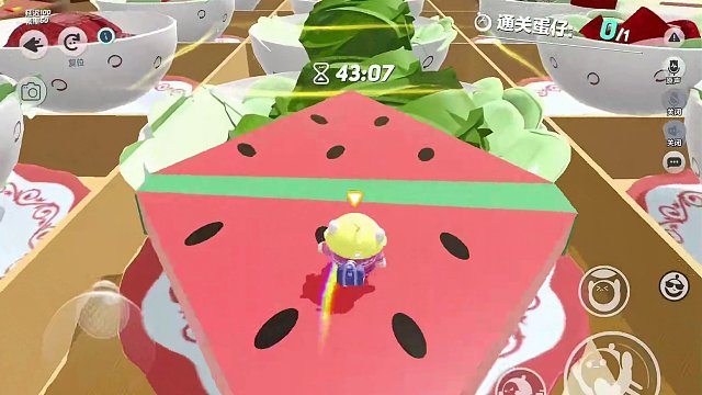 这居然是长跑酷，跑完我就饿了想吃火锅#蛋仔派对 #蛋仔地图推荐 #蛋仔女孩