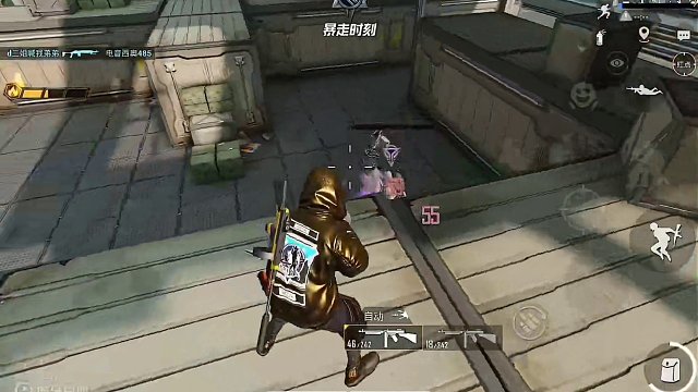 这黄金夹克太显眼，丧尸全程针对我！#和平集市 #突变团竞