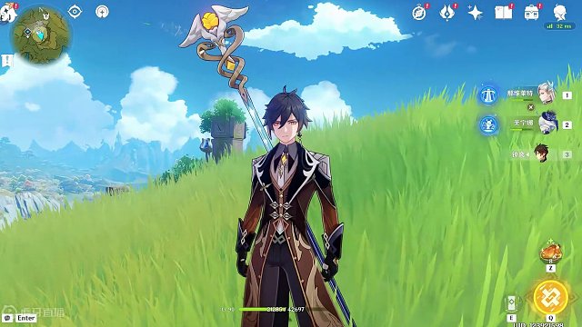 谁又能拒绝一个带上魔法杖的钟离老爷子呢#原神枫丹 #原神创作者激励计划 #云原神 #铓锋锦间裁