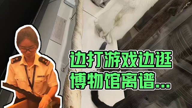 边打游戏边逛博物馆，会发生什么离谱事件？#游戏照进现实 #饥困荒野 #玩饥困荒野哪有不疯的 #饥荒正