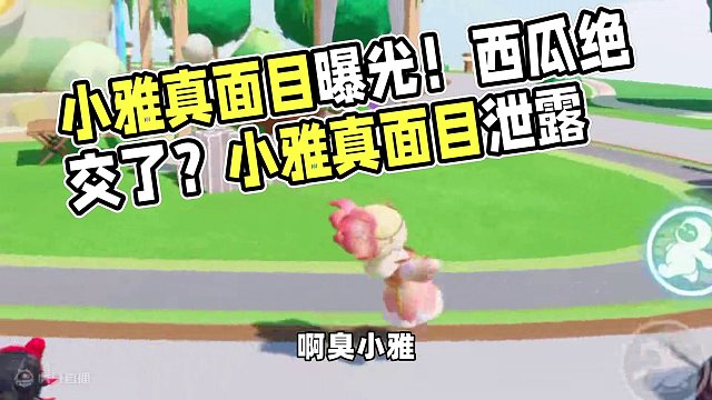 元梦之星：小雅真面目泄露！西瓜要和她绝交？#元梦时光漫游新赛季 #元梦之星#元梦之星正版联动功夫熊猫