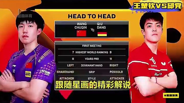 王楚钦VS邱党，0:6开局，大头让一追三上演强势大逆转横扫邱党！ #王楚钦VS邱党 #王楚钦 #邱党