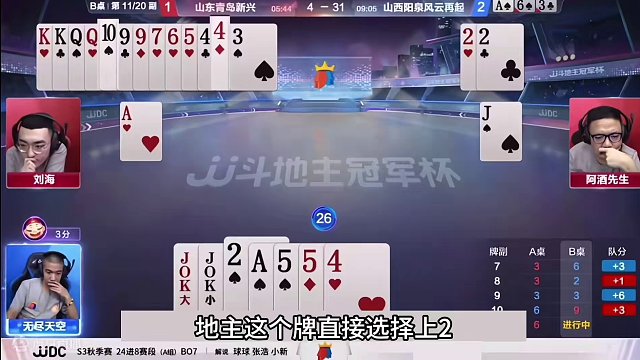 斗地主：开局放出绝命必杀技！阿酒最离谱躺赢局！十年难遇送分王#斗地主残局 #斗地主的百种姿势 #斗地