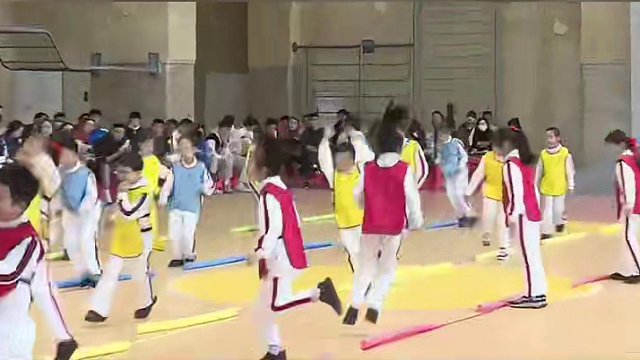 新课标体育课小学体育移动技能（小小消防员）加体能课课练#体育课 #体育老师#体育教学#体育优质课#跨