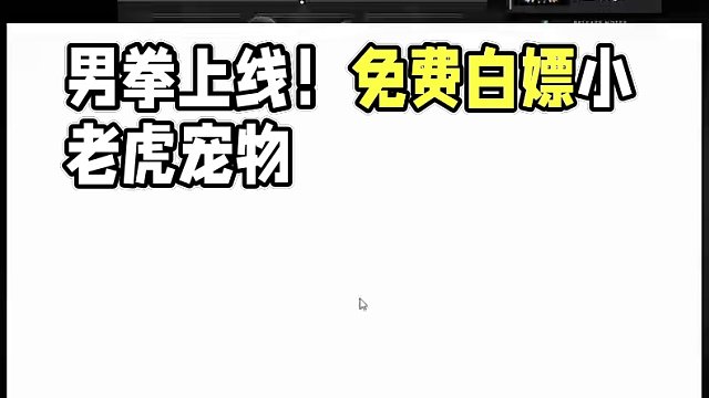 命运方舟美服资讯丨男拳终上线，小老虎宠物免费白嫖！ #lostark #命运方舟 #失落的方舟 #掉