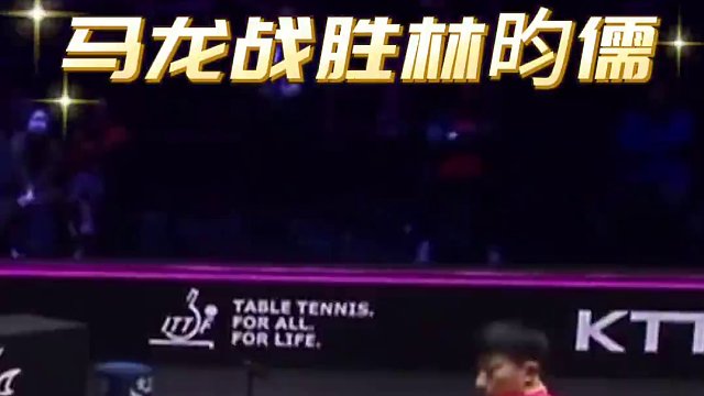 马龙3比1战胜林昀儒晋级半决赛，王皓太激动了！#马龙