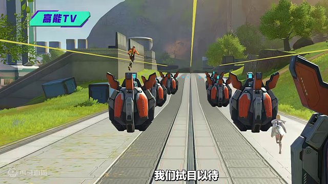 新版铁人三项，高能来袭~ 见证黄色闪电的时代！#高能英雄  #全新双英雄版本冰雪之歌  #高能英雄双