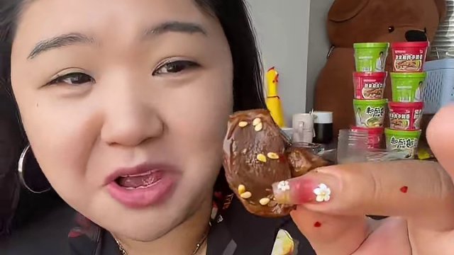 香辣鸭胗，切成一片一片的鸭胗，方便又美味#鸭胗#香辣鸭胗