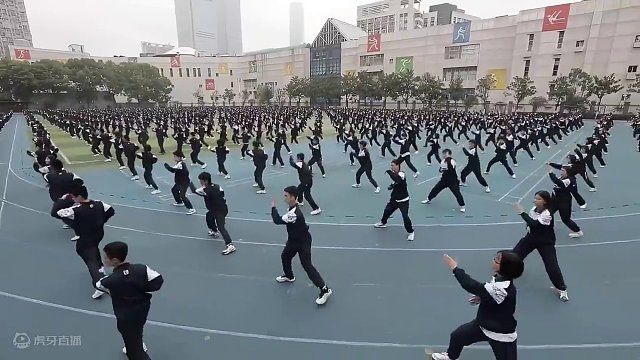 长沙市长郡中学——自编武术操《武之魂》主题大课间 