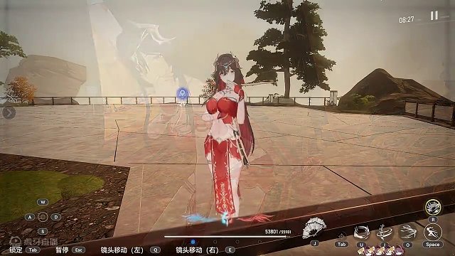 【深空之眼】澄心·陵光 霞语相思皮肤鉴赏 这就是火系角色该有的温度~陵光真好看！希望大家多多点赞转发