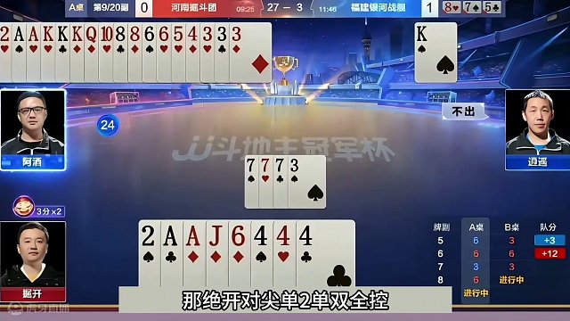 斗地主：阿酒掘开最牛心理战！战力榜一哥二哥血战！结局深不可测#斗地主残局 #斗地主的百种姿势 #斗地