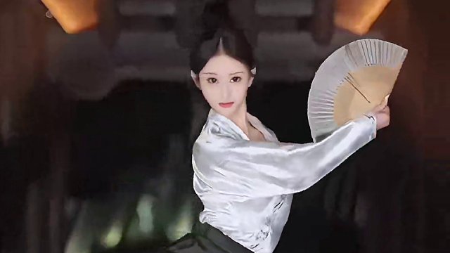 一声龙啸凌云志，开扇登场马面裙#雪龙吟 #古典舞 #马面裙 #折扇舞 #国风合伙人