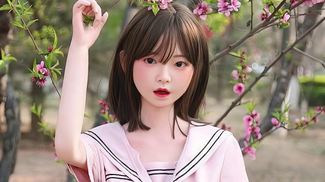 来和小猫一起看樱花～