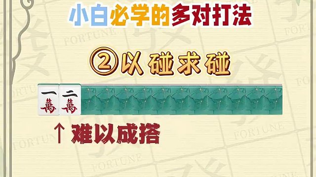 打麻将手上对子多，总是头脑一热做七对？不是和对手手牌对鼠，就是被人抢胡！發仔今天教你两个，小白一学就