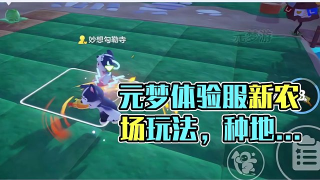 元梦体验服新增了农场玩法，种地浇水偷菜全部都有！ #元梦之星  #元梦之星潮音畅想赛季  #元梦之星