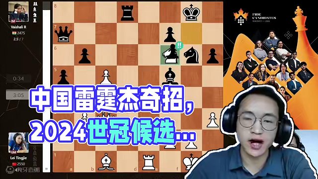 （第三集）2024年世界冠军候选人赛中的妙棋！——世界冠军候选人赛第十二轮结束——男子候选人组中：中