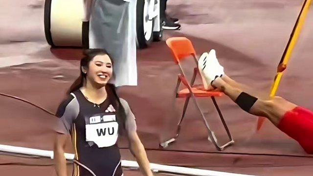 吴艳妮赛后摆拍太漂亮啦，世界第十颜值和实力都有