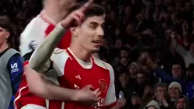 精彩！#厄德高 大师级直塞 #哈弗茨 单刀破门梅开二度#阿森纳5比0切尔西 #足球的魅力