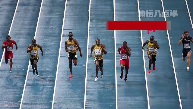 牙买加田径的高光时刻 猜猜看哪年的什么比赛 图中运动员都是谁 #跑步 #男子百米 #田径 #冠军 #