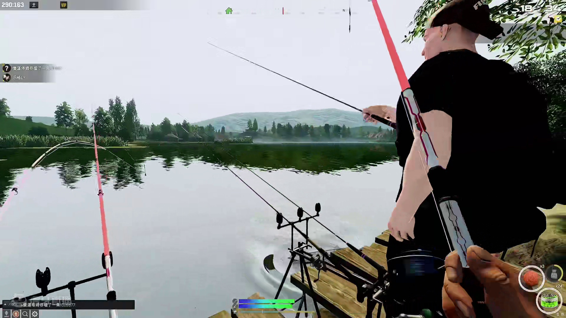 渔夫在线35图大口水牛鱼改版后现状数据