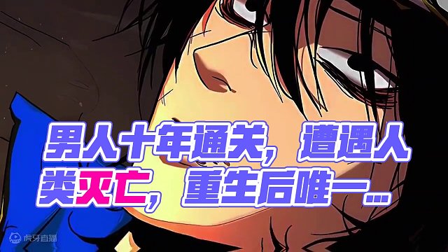 男人花费十年终于通关考验，却被告知人类已经灭亡，男认无奈带着所有经验重生归来#漫画解说 #漫画推荐 