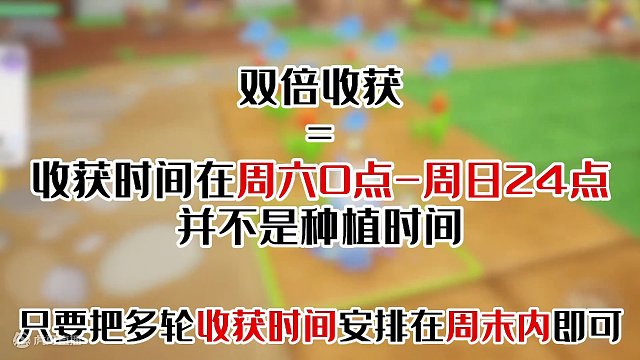 懒人版周末双倍经济作物攻略来了！不定闹钟不用肝不用中途浇水 #元梦之星 #元梦之星偷菜好上头 #元梦