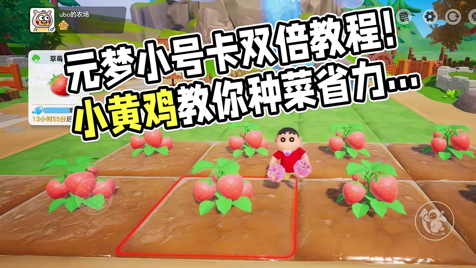 元梦农场周末小号卡双倍教程#元梦建造家 #元梦之星时光漫游 #元梦之星 #元梦快乐星奇天 #元梦偷菜