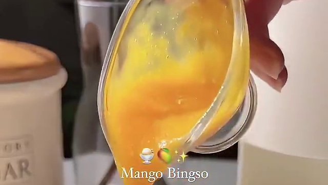 香草冰激凌芒果牛乳冰#自制饮品 #下午茶甜品 #春日好食光 #甜品治愈一切 #清凉一夏