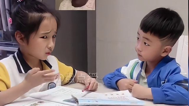157. 盘点姐姐辅导弟弟作业崩溃瞬间，又是被弟弟气哭的一天