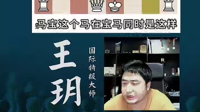 别诺尼形状-马的调动 别诺尼形状-马的调动#国际象棋 #比赛 #国象七点半 