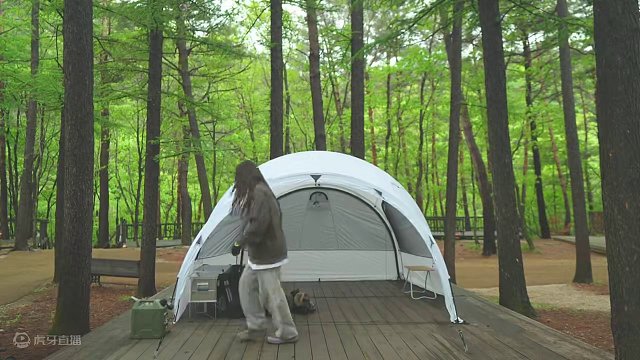 小姐姐快乐露营 #露营 #小姐姐